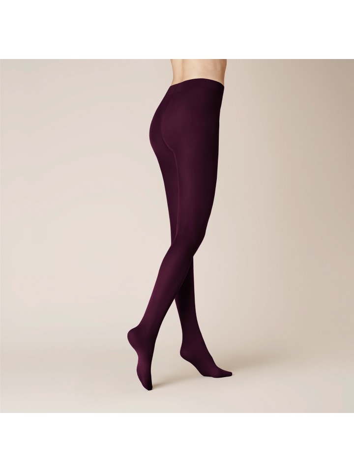 

Kunert Полупрозрачные колготки Velvet 40 с матовым мерцанием, цвет темно-изюмный