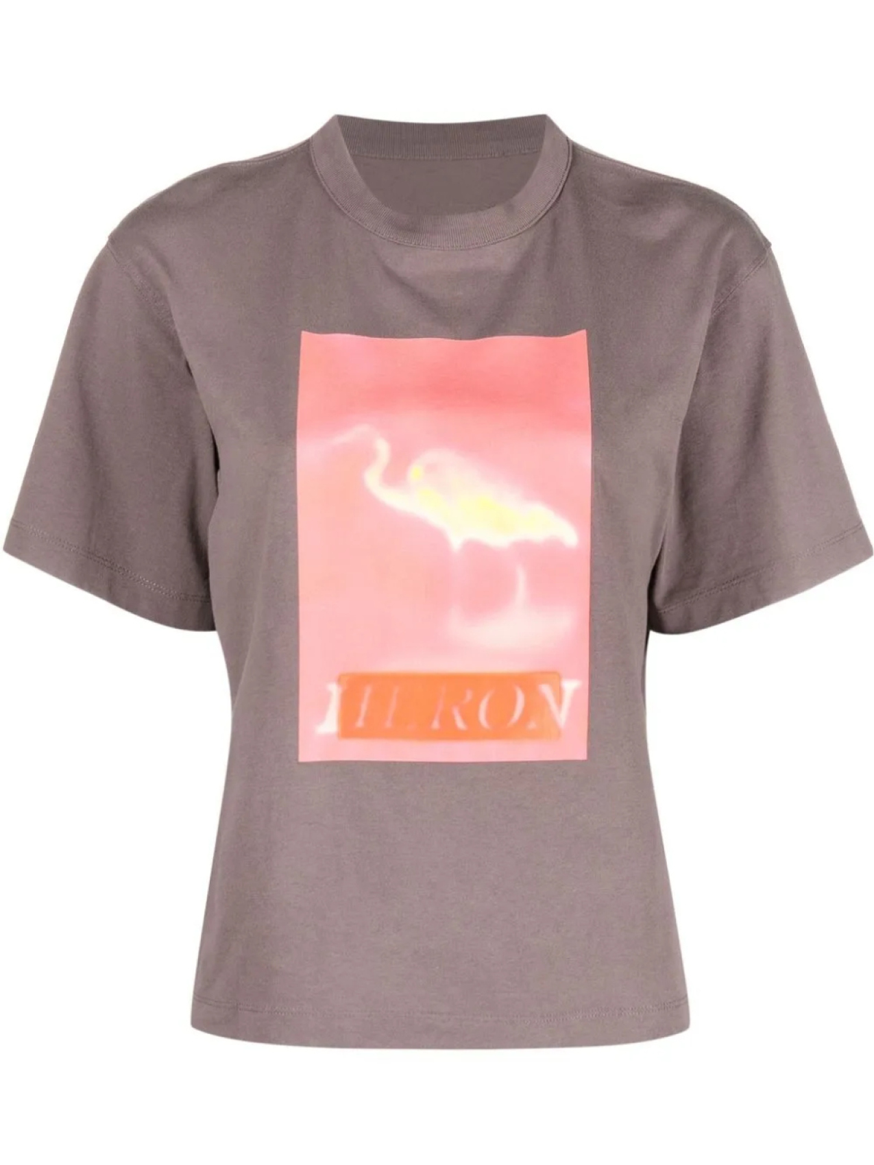

Футболка с принтом Heron Heron Preston, серый