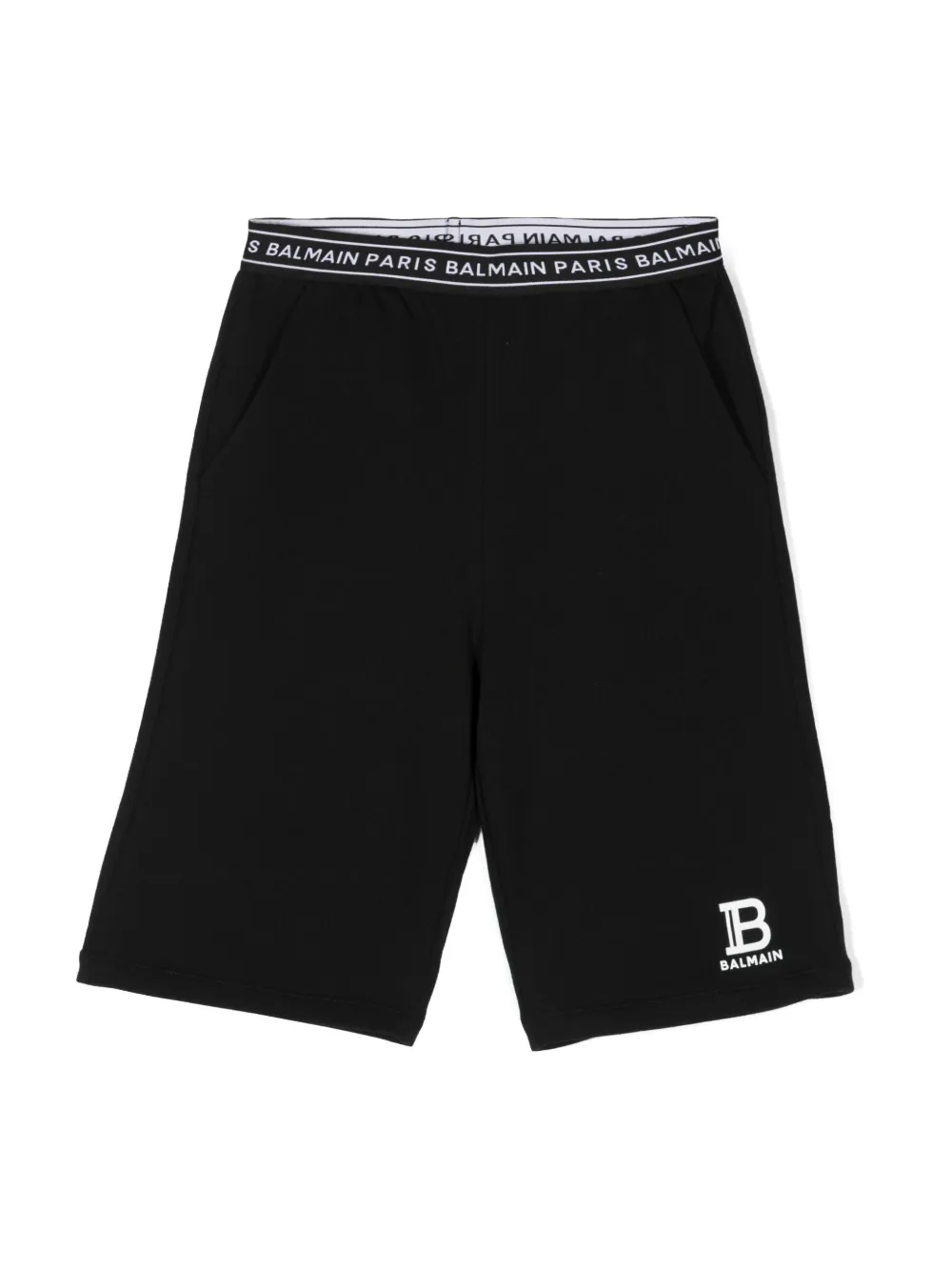 

Шорты с логотипом Balmain Kids, черный