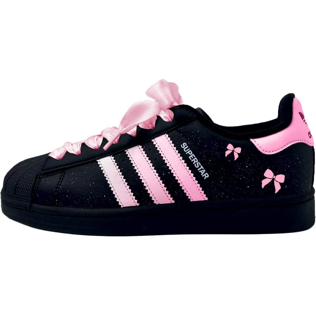 Adidas Originals Superstar 2 Starlight Pink Butterfly Abrasion Resistant Low top