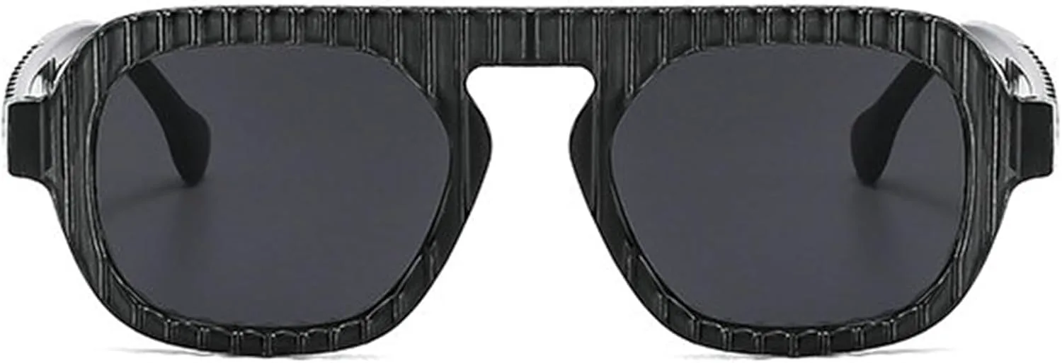 

Модные квадратные солнцезащитные очки Helena для женщин и мужчин, винтажные квадратные очки-пилот, стильные очки в стиле 70-х с плоской верхней частью, C1