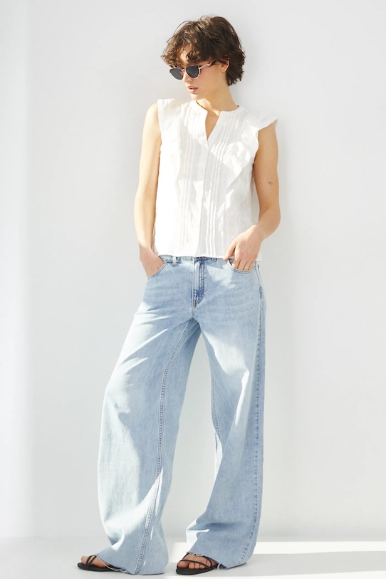 

Хлопковая блузка Medicine, белый