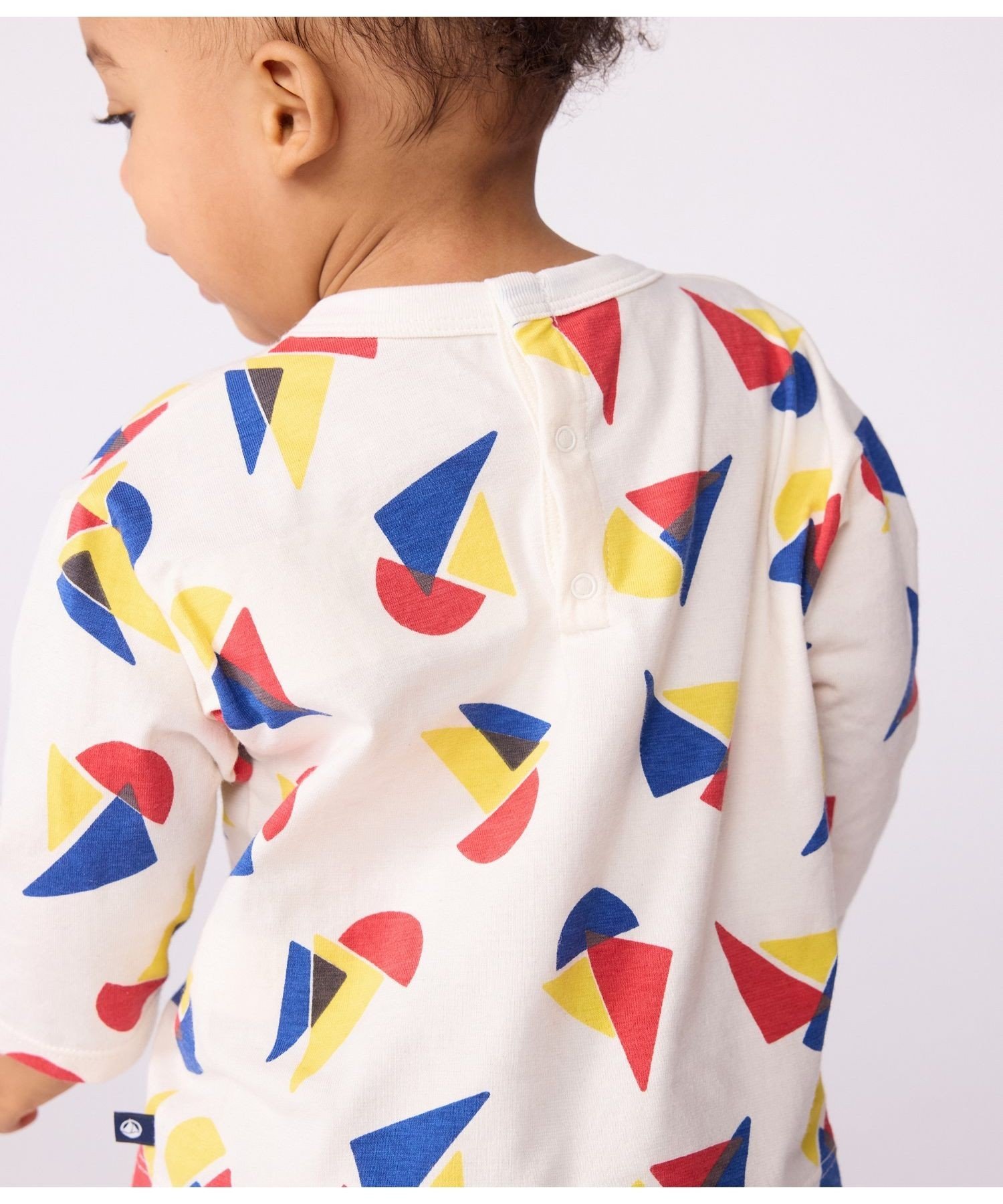 Футболка с длинными рукавами PETIT BATEAU, Off-white/multicolor — фото 2