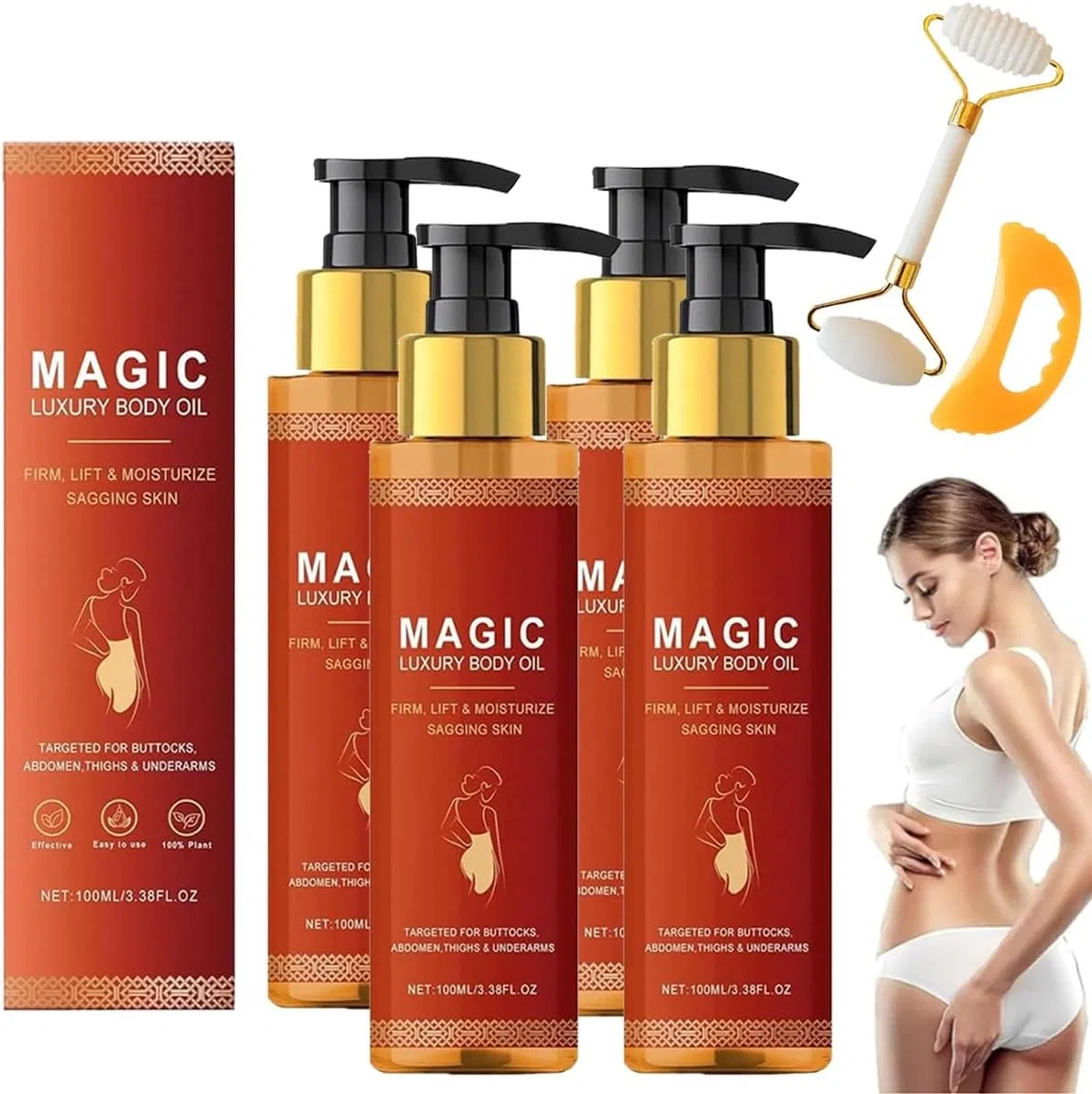 Масло для тела Liora Life Lifting Body Oil Homtrator, 4 Pieces.