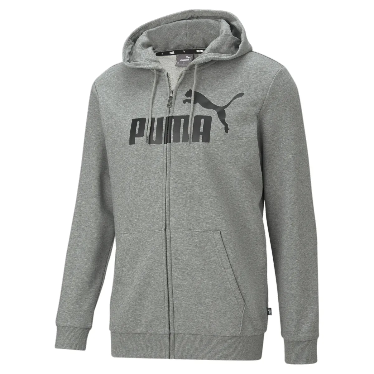 

Толстовка PUMA с капюшоном "ESS BIG LOGO FZ HOODIE TR", серый