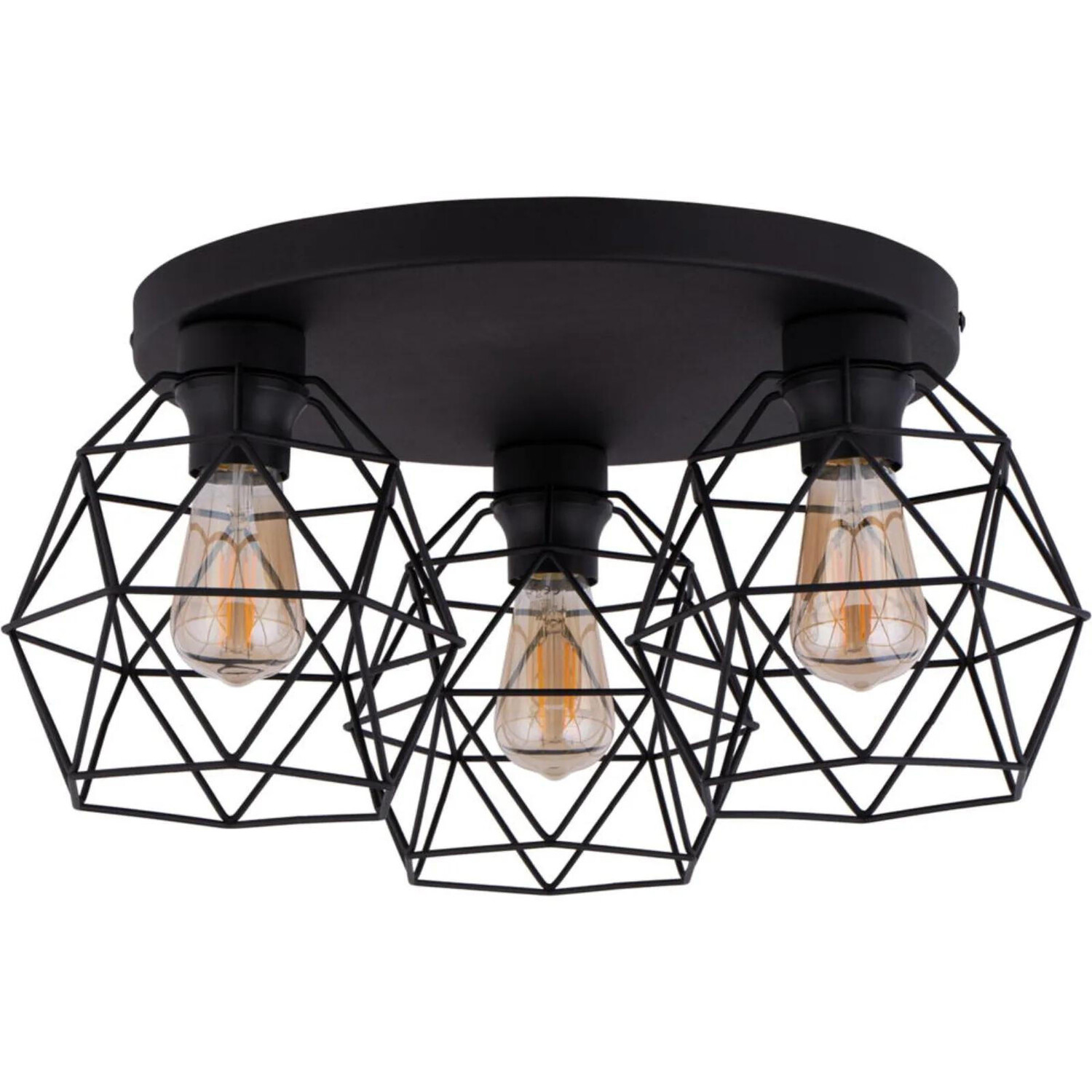

Потолочный светильник famlights, 46x46x24 см, черный