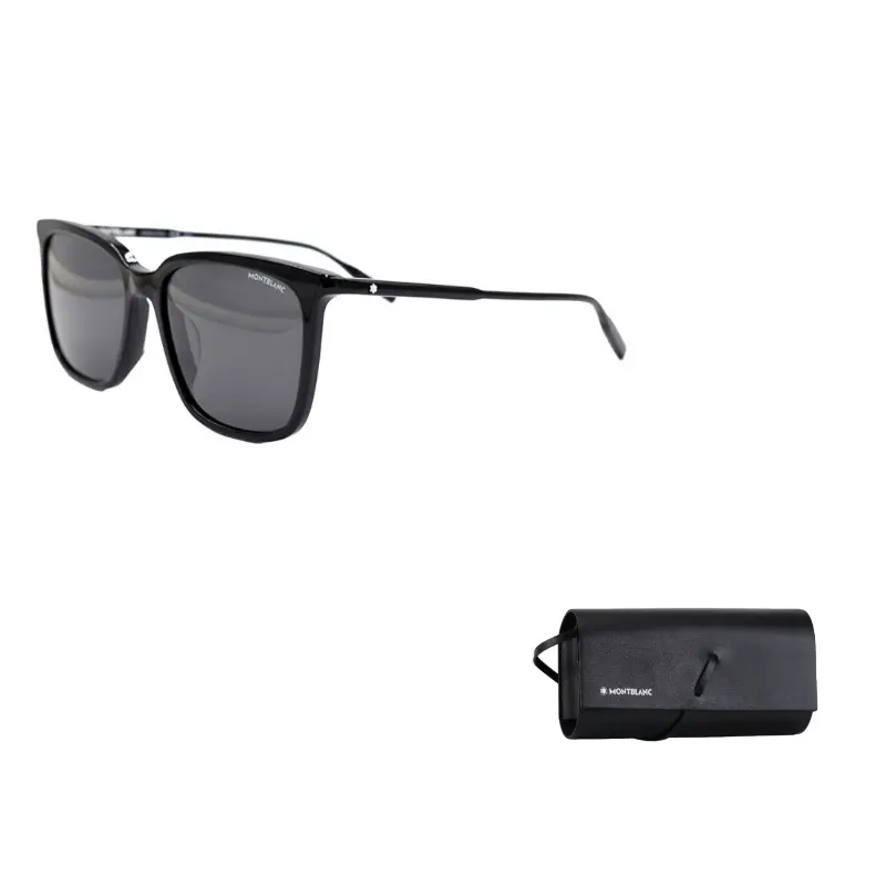 

MONTBLANC Квадратные солнцезащитные очки Men's, Black