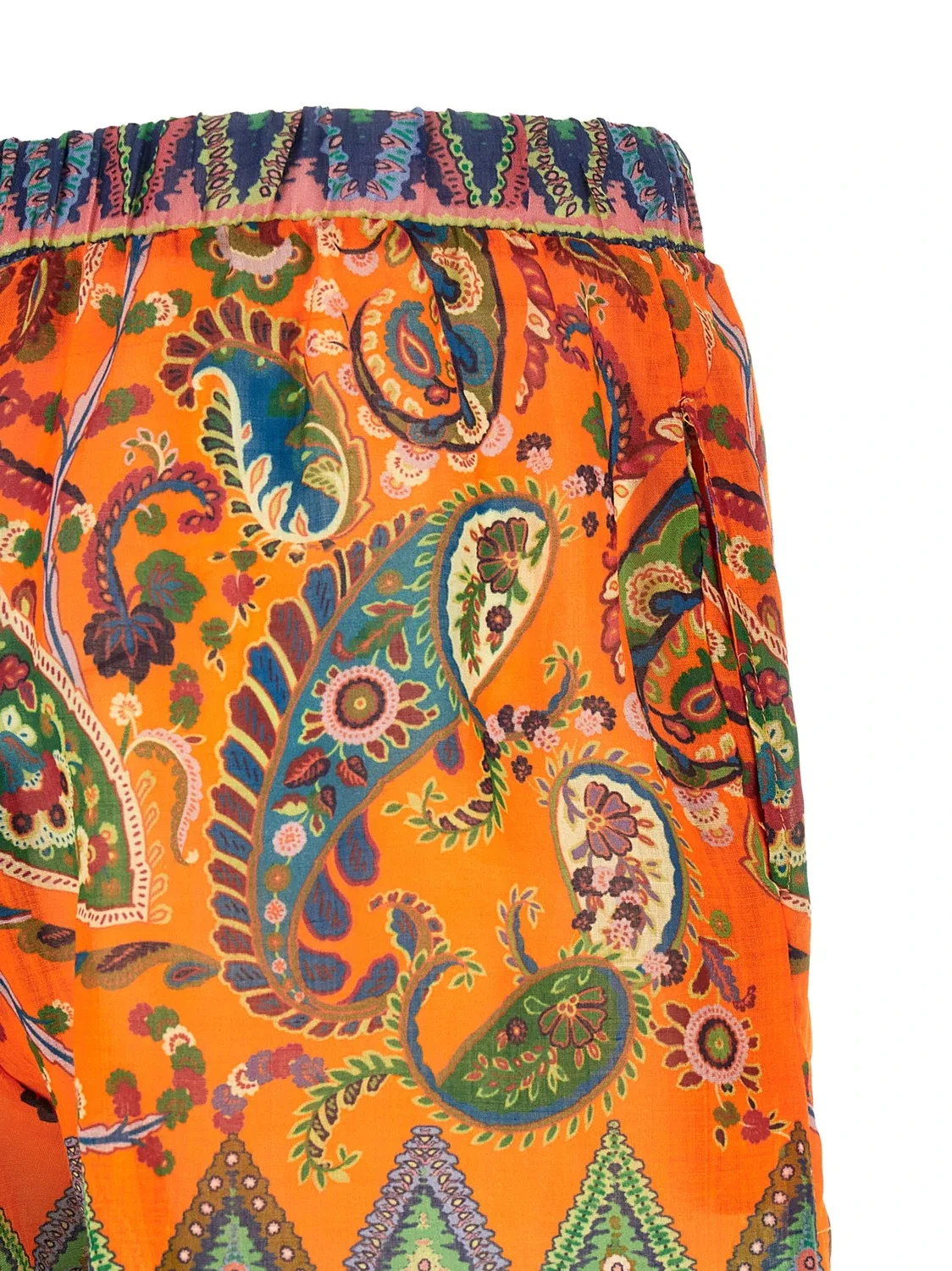 Шорты из рами ETRO, оранжевый — фото 4
