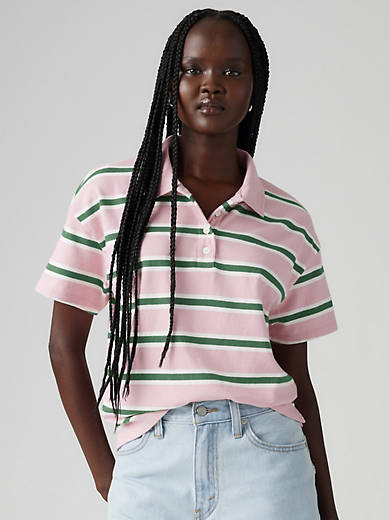 

Эри Поло Levi's, цвет Yeehaw Stripe Jungle - Multi - Color