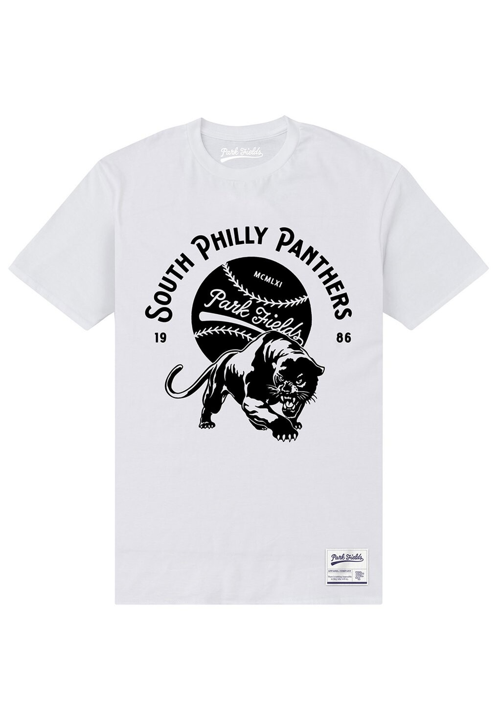 

Футболка с принтом PARK FIELDS VINTAGE SOUTH PHILLY PANTHERS Henry Tiger, белый