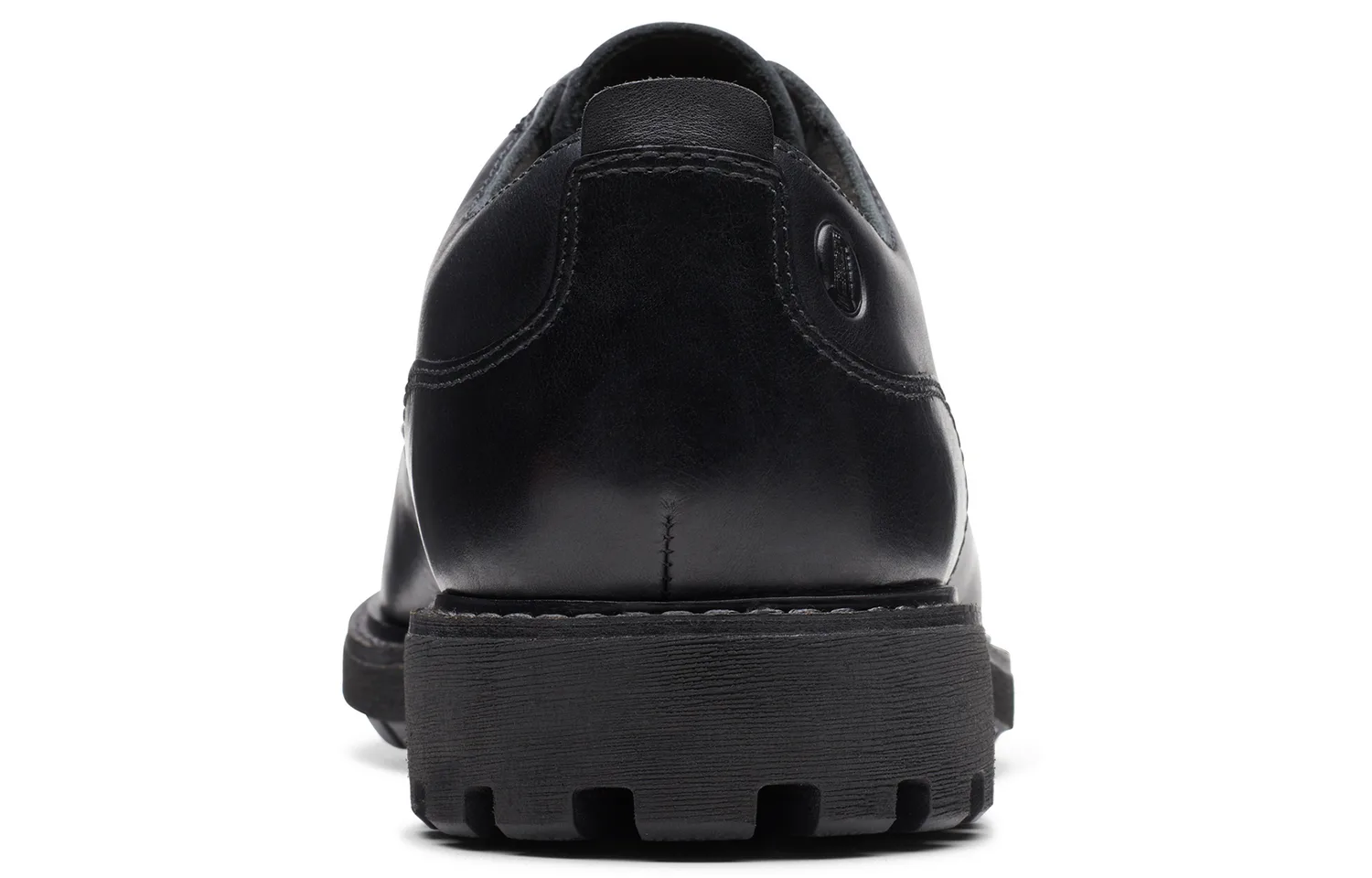 Clarks Мужские повседневные туфли из коровьей кожи черные — фото 4