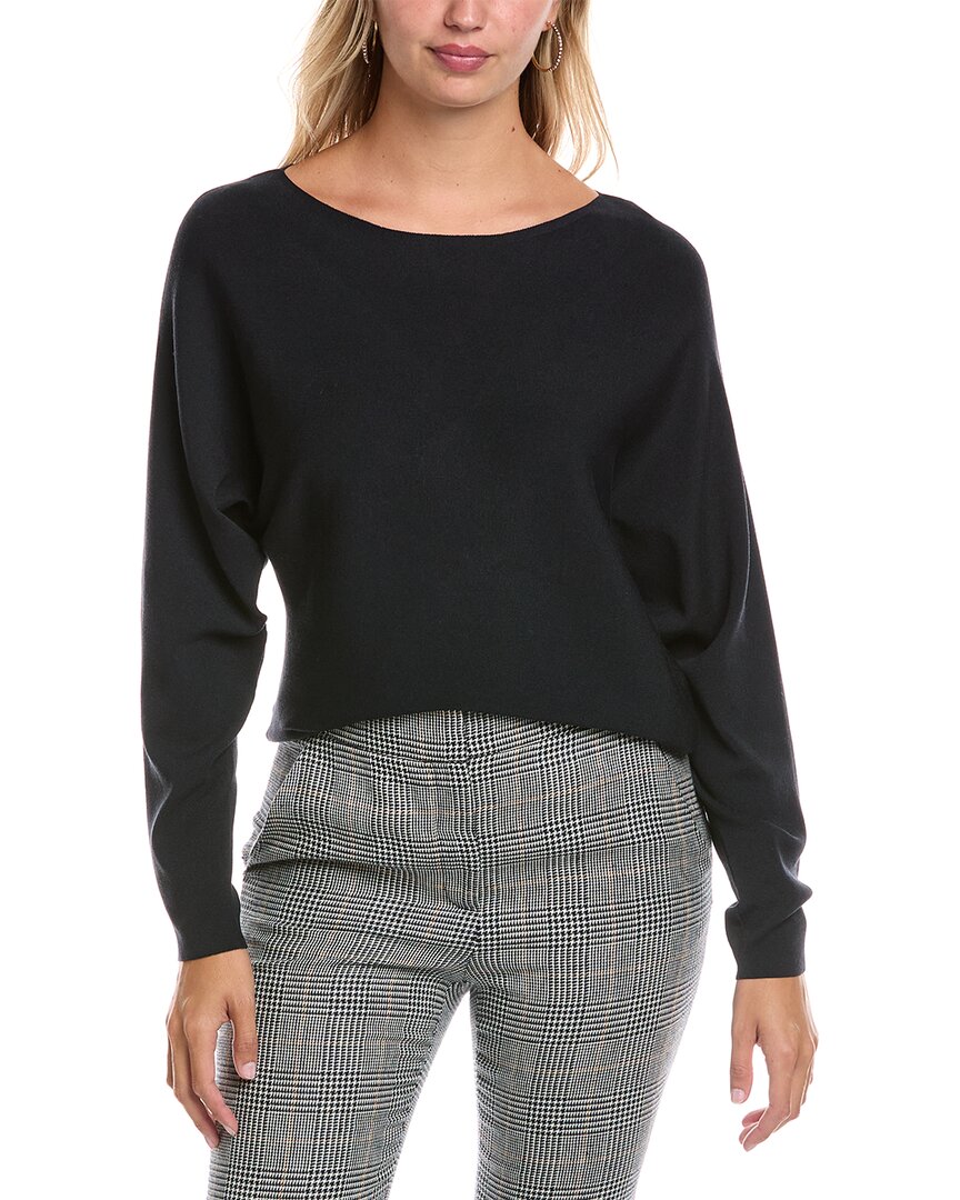 

Лафайет 148 Нью-Йорк Асимметричный долмановский свитер из смесового шелка Lafayette 148 New York, черный