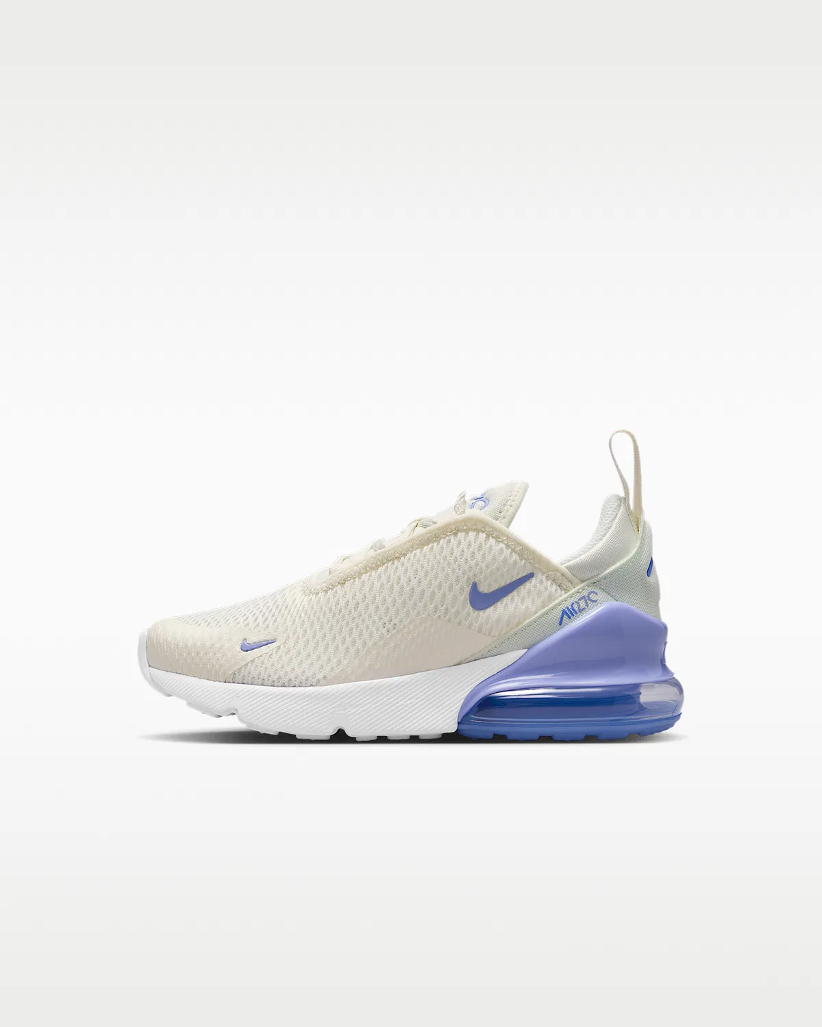 Кроссовки Nike Air Max 270 для малышей, Sail/Sapphire/Light Thistle