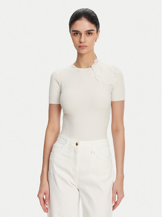 

Свитер slim fit MK-55B-51E2 Elisabetta Franchi, белый
