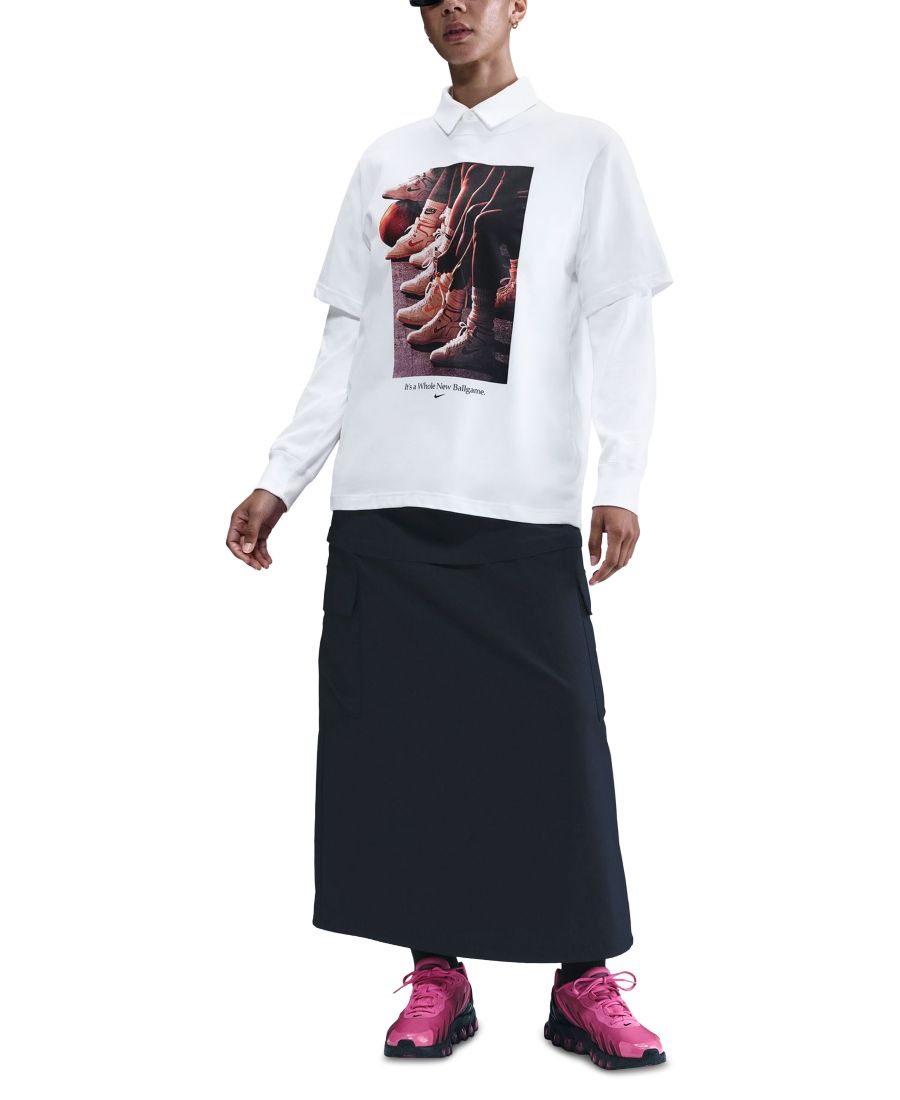 

Женская баскетбольная футболка с коротким рукавом Dri-FIT Nike, White, Белый, Женская баскетбольная футболка с коротким рукавом Dri-FIT Nike, White