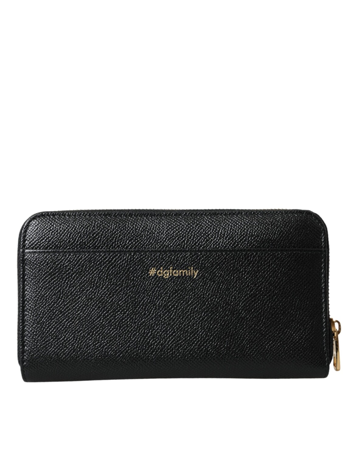 

Dolce & Gabbana синий кожаный мужской кошелек на молнии #DGFAMILY Continental, цвет Black And Blue