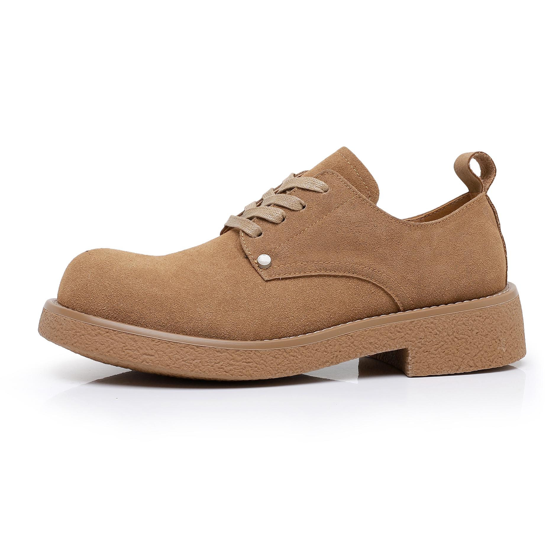 

EBLIS HUNGI Короткие мартины унисекс коричневые низкие, цвет Brown Low-Top