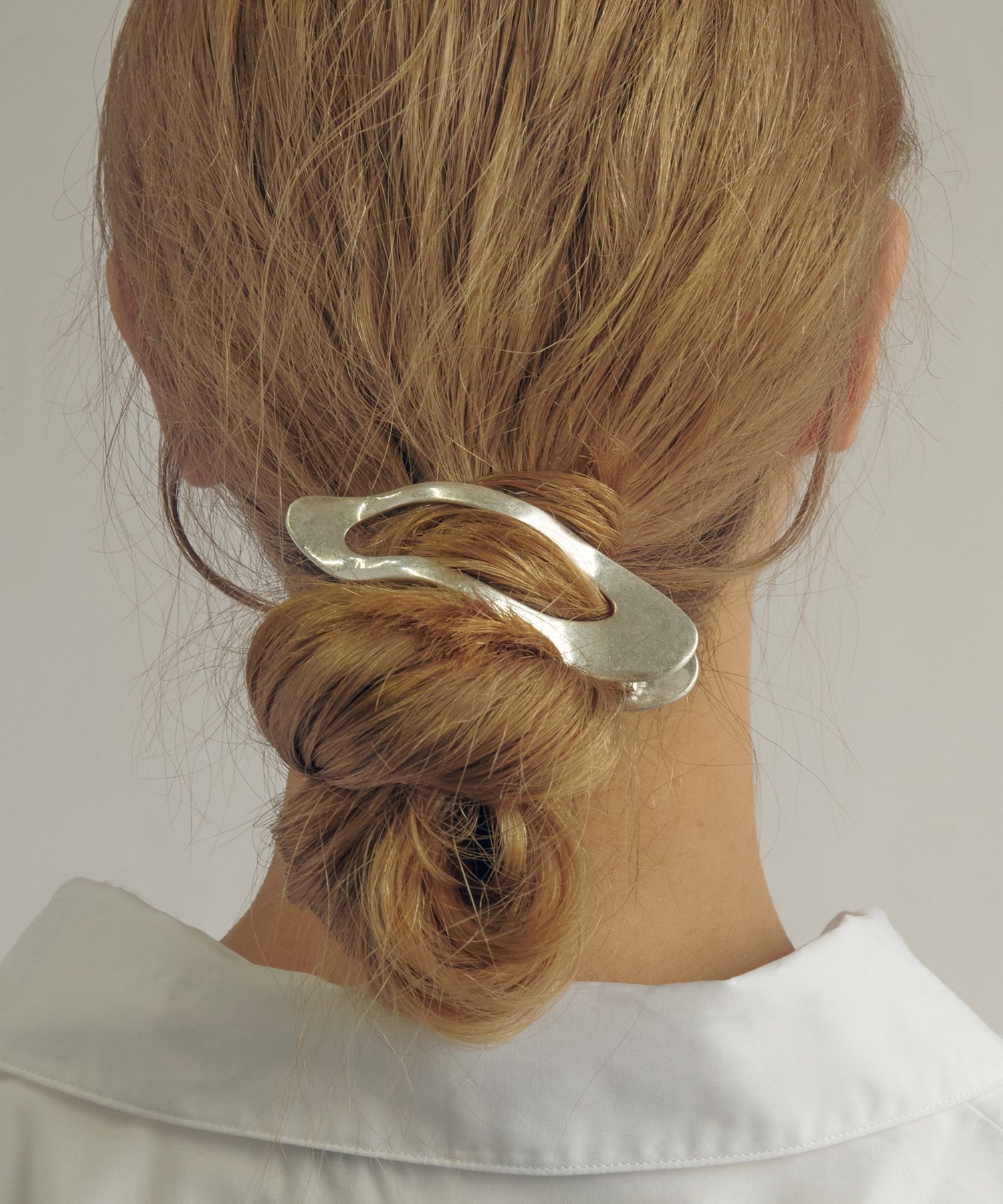 Заколка для волос Slick Wave Line Goldy, Silver — фото 4