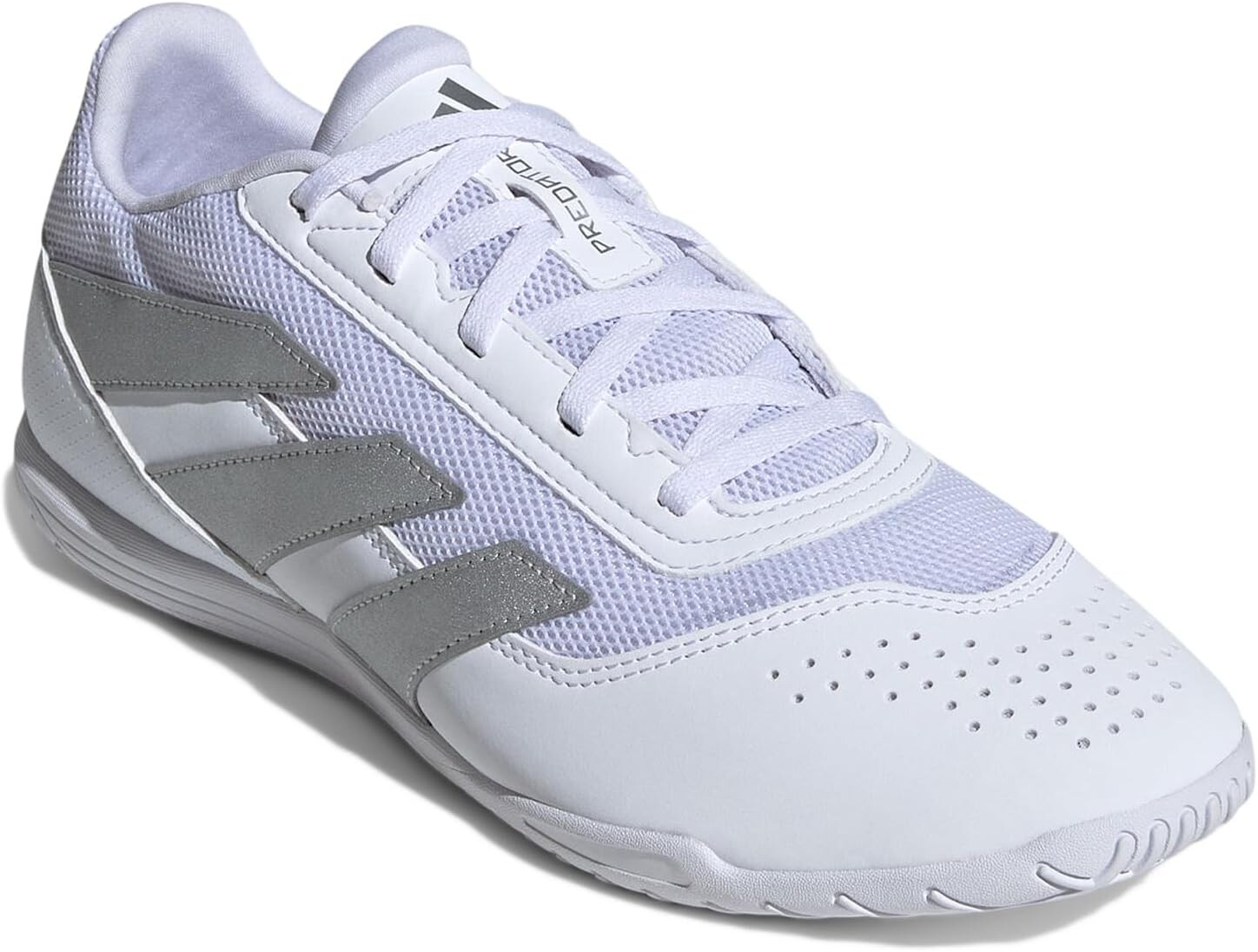 

Кроссовки adidas Predator 24 Club Indoor Sala, цвет White/Silver Metallic/White