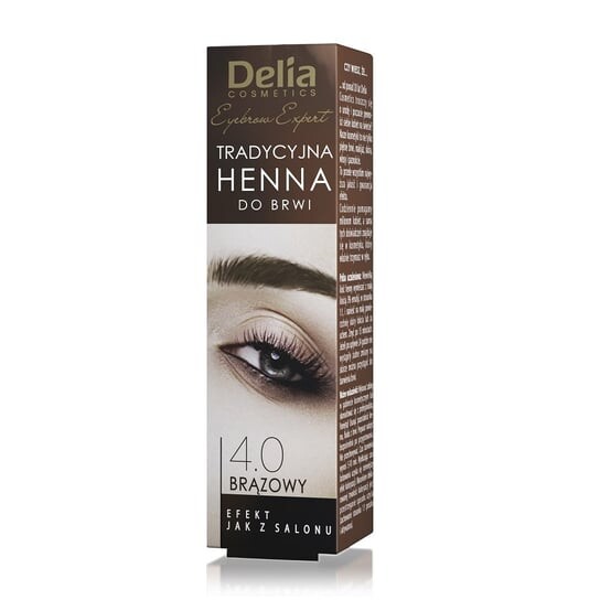 

Традиционная коричневая хна для бровей, 2 г Delia, Cosmetics