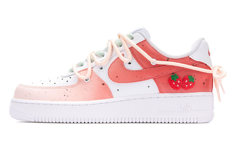 

Кроссовки Nike Air Force 1 Skateboard Shoes Women's Low-Top White Red/Green