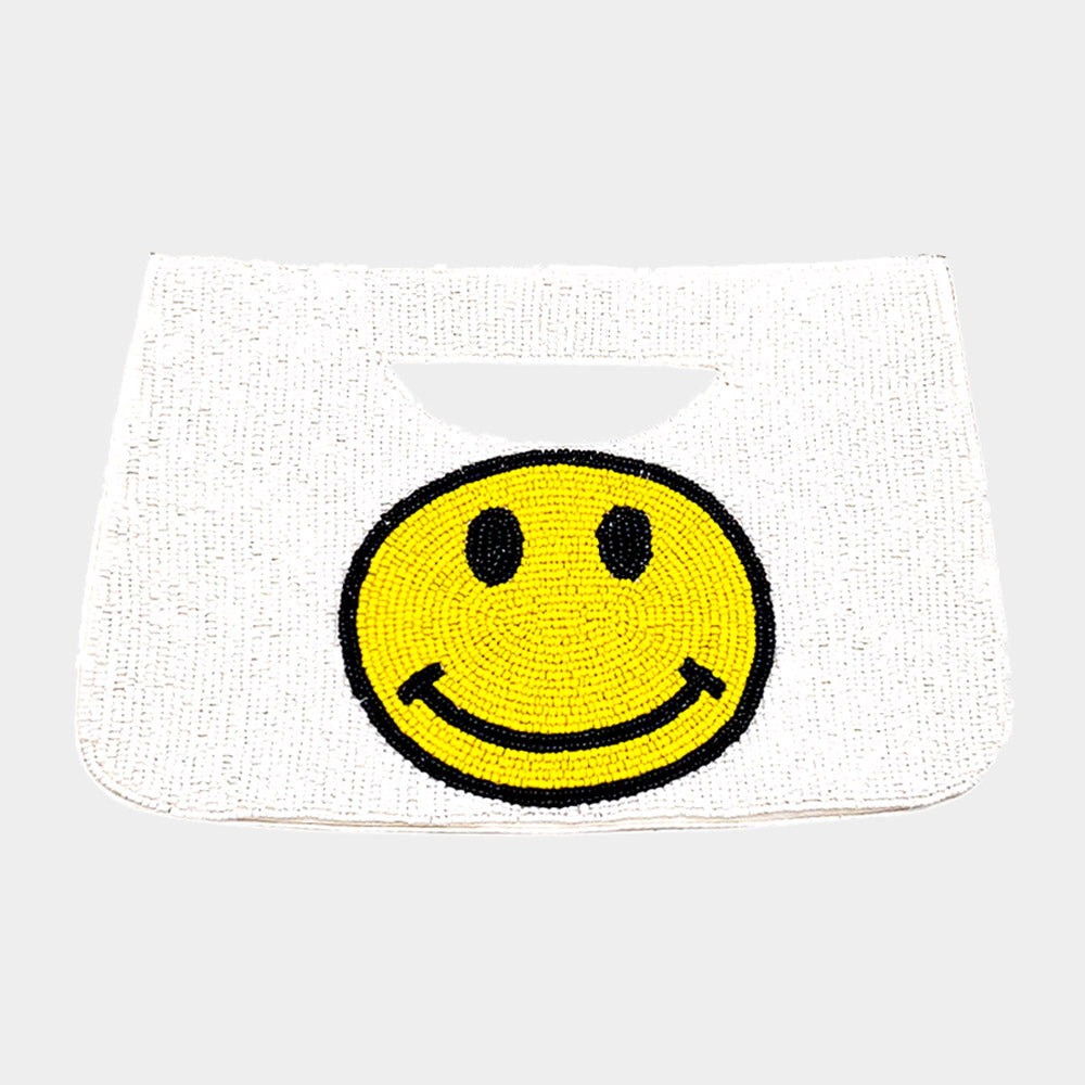 

Сумка-тоут с бисером через плечо FASHNZFAB, слоновая кость