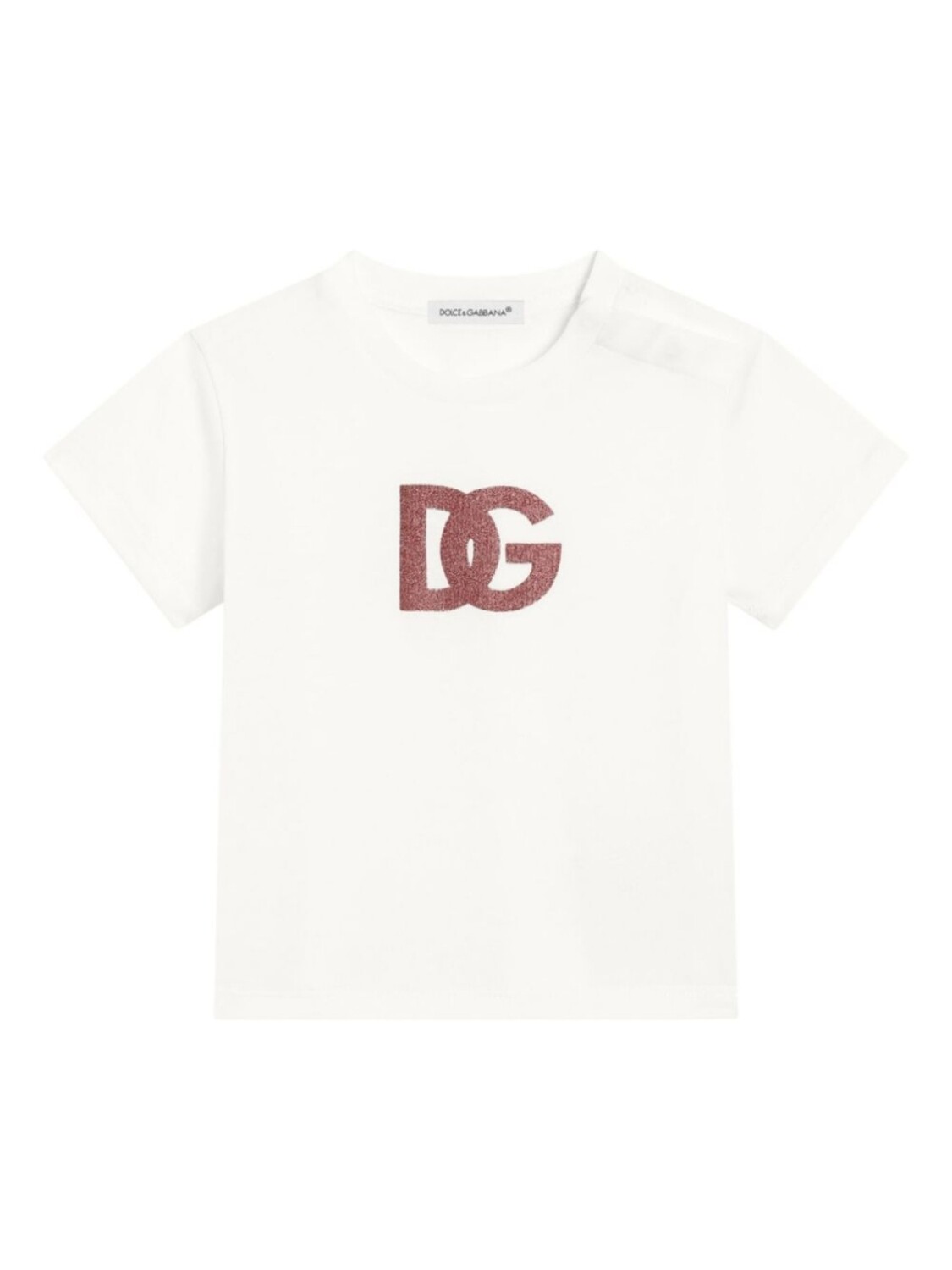 

Футболка с логотипом Dolce & Gabbana Kids, белый