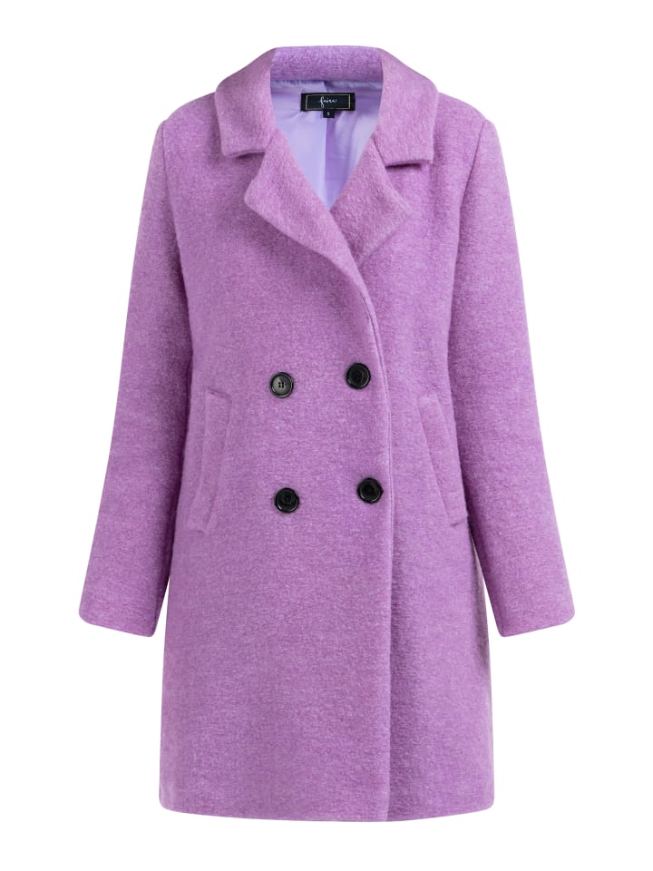 

Женское пальто светло-фиолетового цвета faina