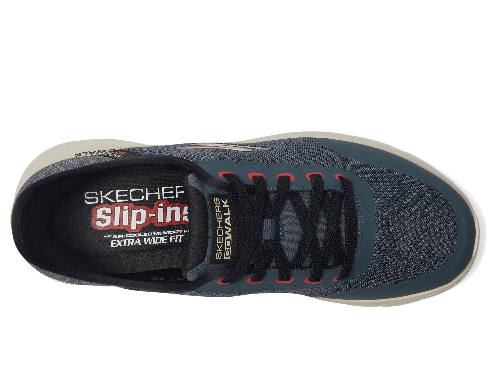 Туфли SKECHERS Performance Hands Free Slip-ins Go Walk Flex - Netro Sneaker, цвет Slate — фото 2