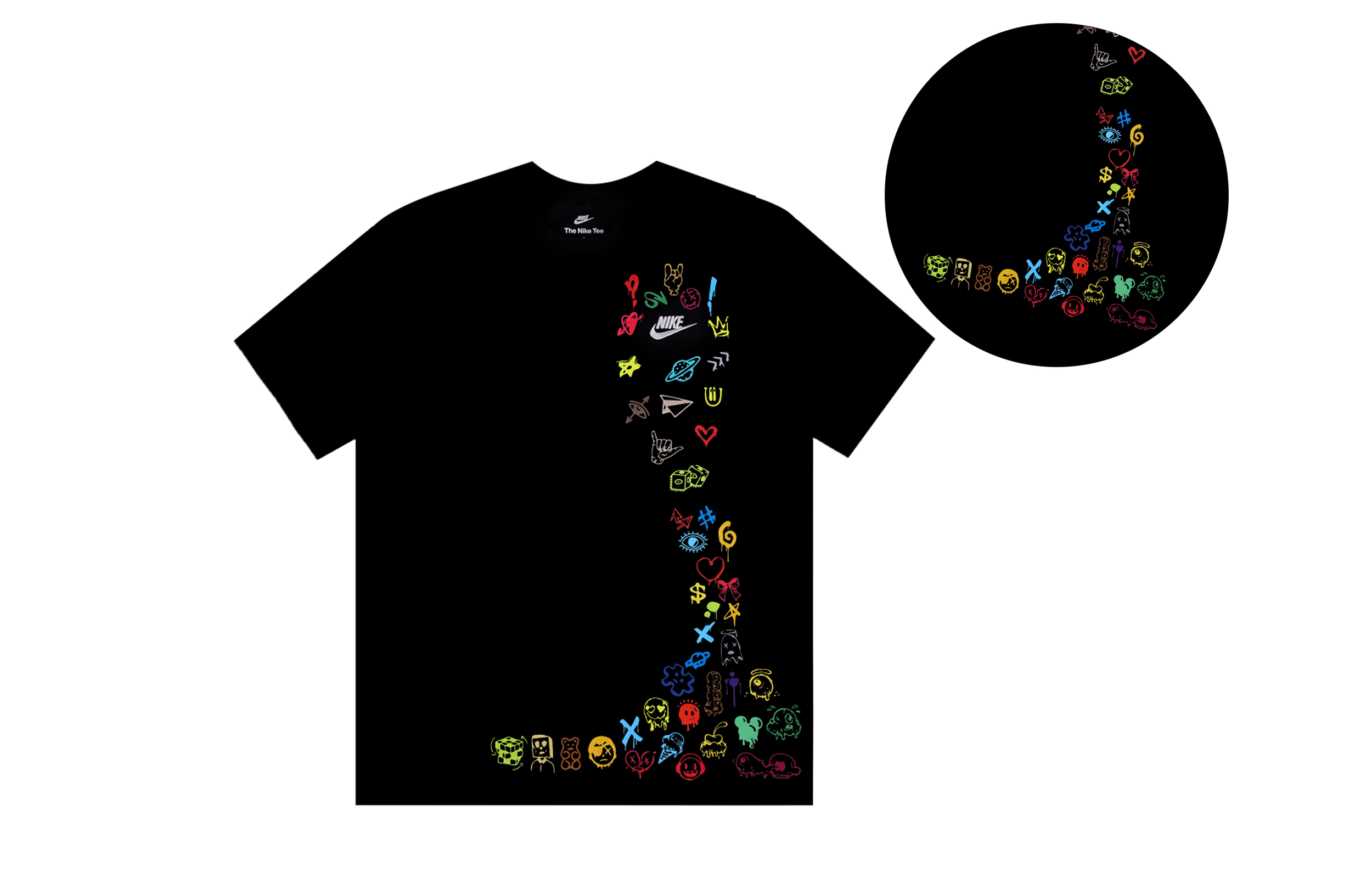 

Nike Футболка Unisex Black Dreamy Graffiti