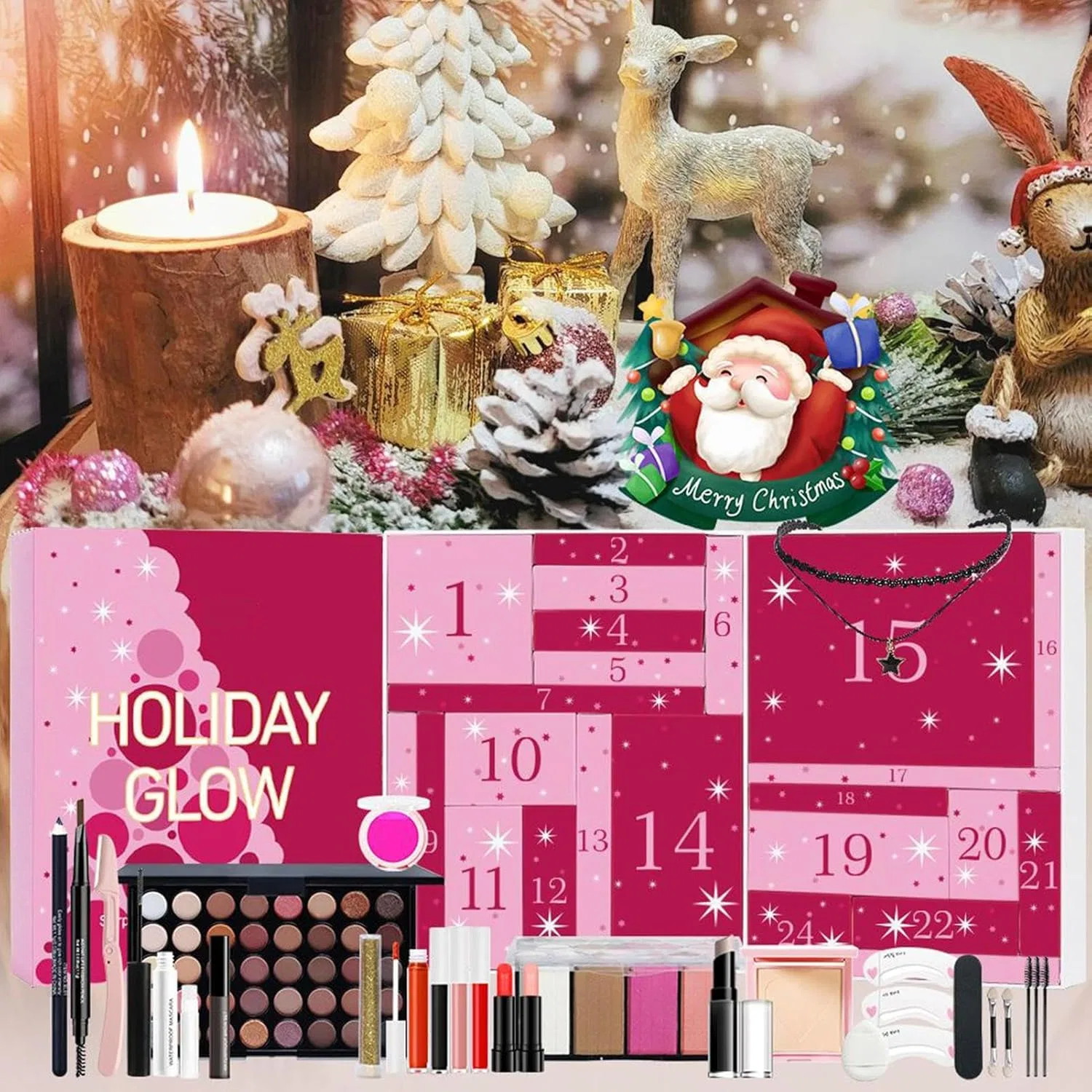 Набор косметики 2025 Makeup Calendar 24 дня, WoW003 — фото 3