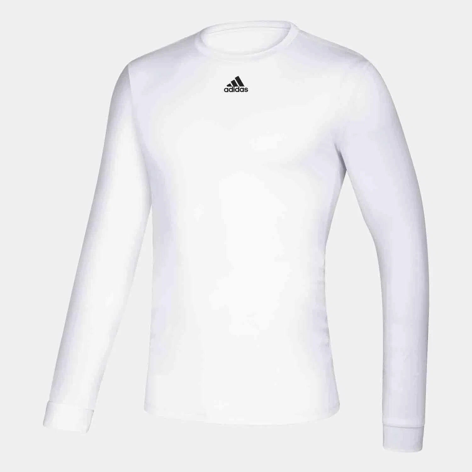 Футболка с длинным рукавом adidas, белый, черный