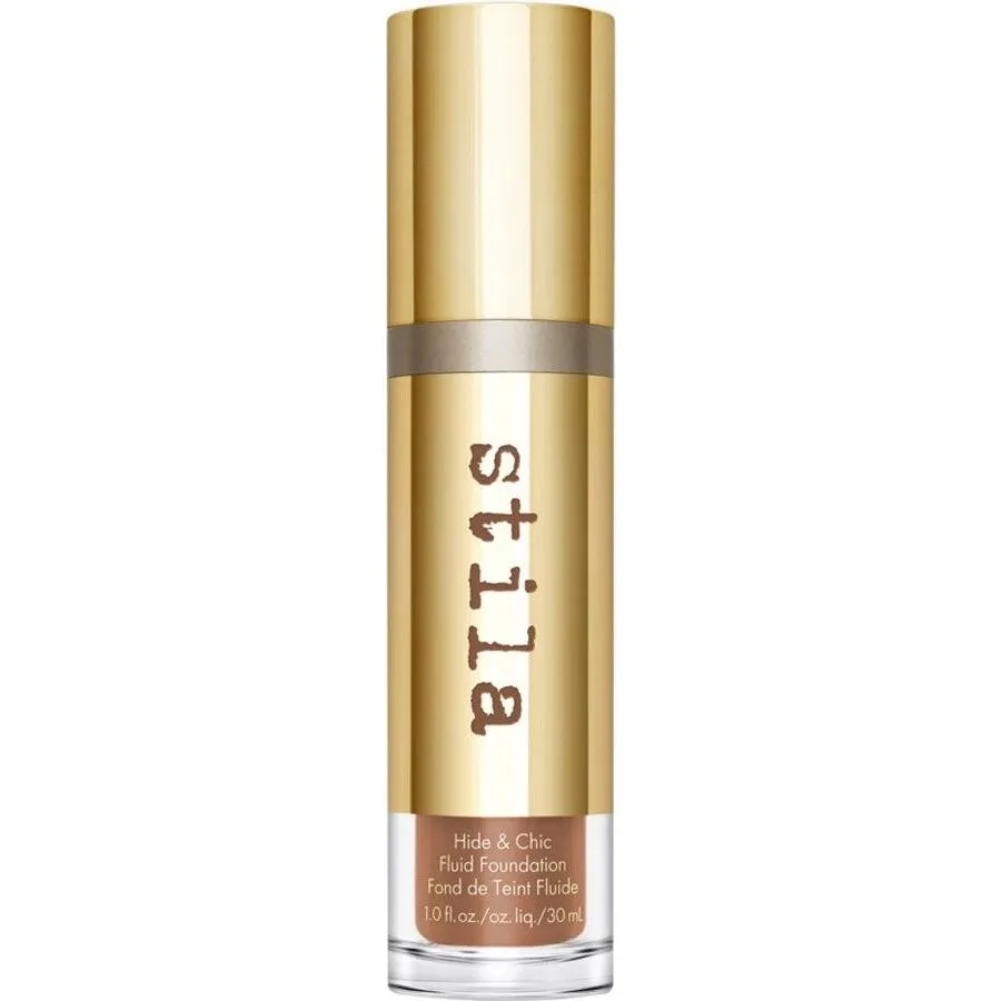 Жидкая тональная основа Stila для женщин Hide & Chic 1 унция, оттенок Tan/Deep 4, макияж 094800357099