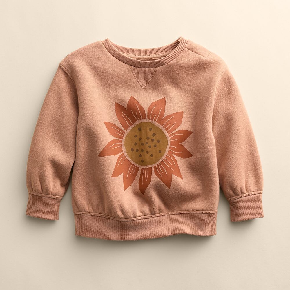 

Толстовка с круглым вырезом для малышей и малышей Little Co. от Lauren Conrad Little Co. by Lauren Conrad, цвет Sunflower