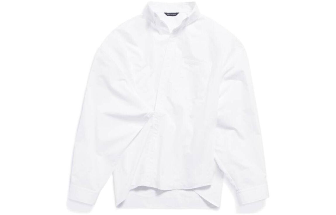 

Рубашка унисекс белая Balenciaga, белый