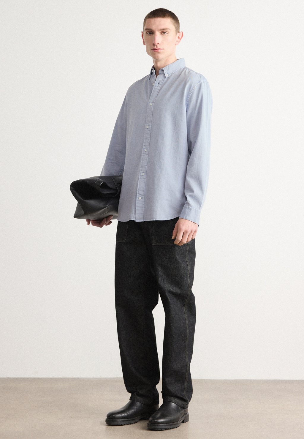Рубашка GARMENT DYED SHIRT Calvin Klein, светло-голубой — фото 2