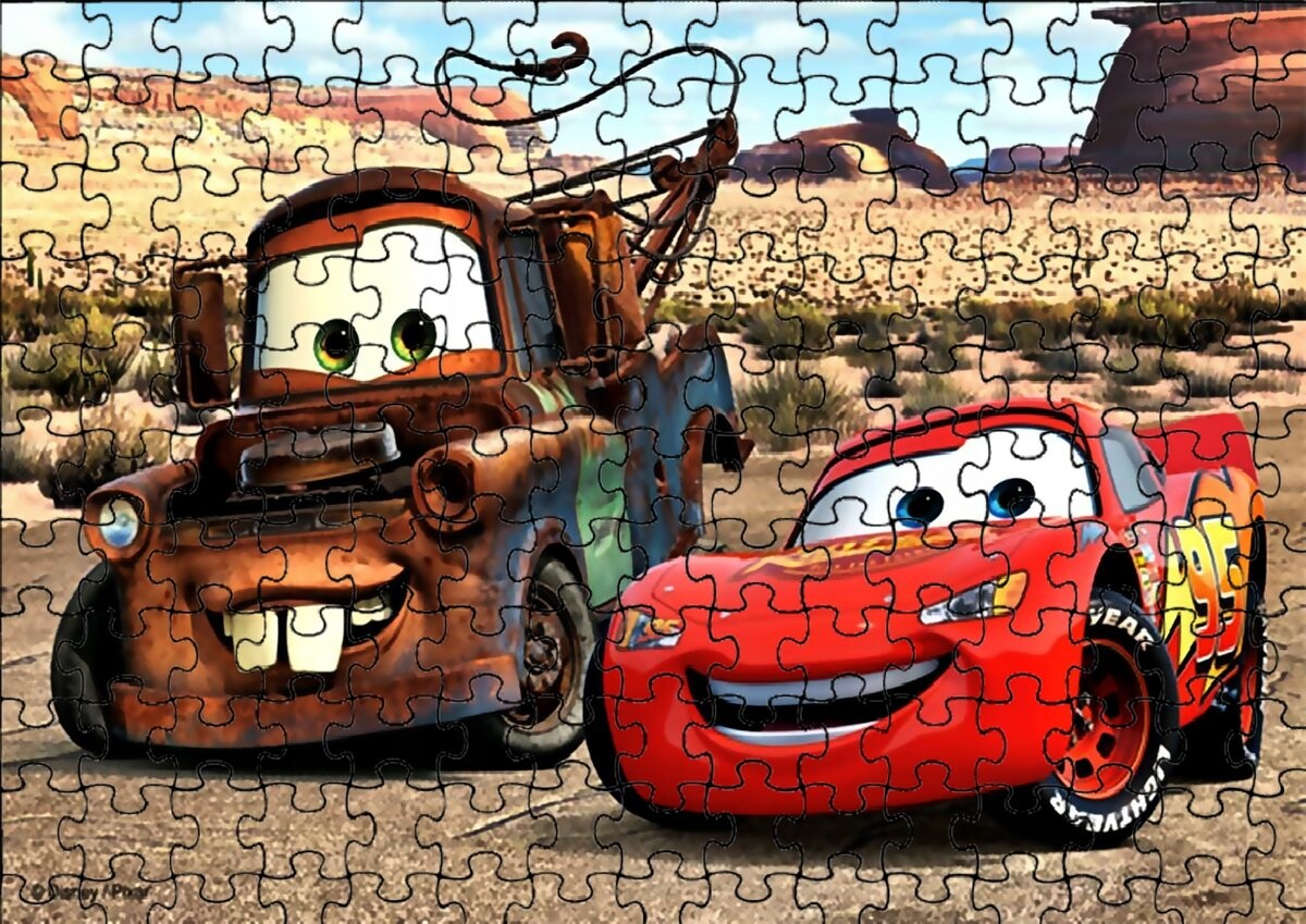 

Пазл 96 деталей: Red Car Cars + Сумка с принтом bez marki
