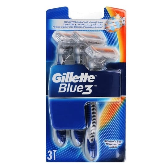 

Бритва Gillette, Blue 3 одноразовая 3 шт.