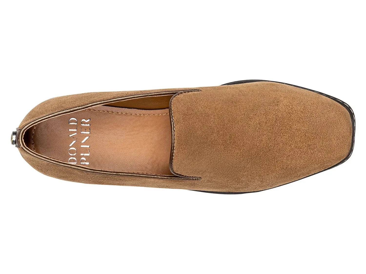 Donald J. Pliner Witty Wedge Slip-On, замша цвета коричневого седельного мха — фото 4