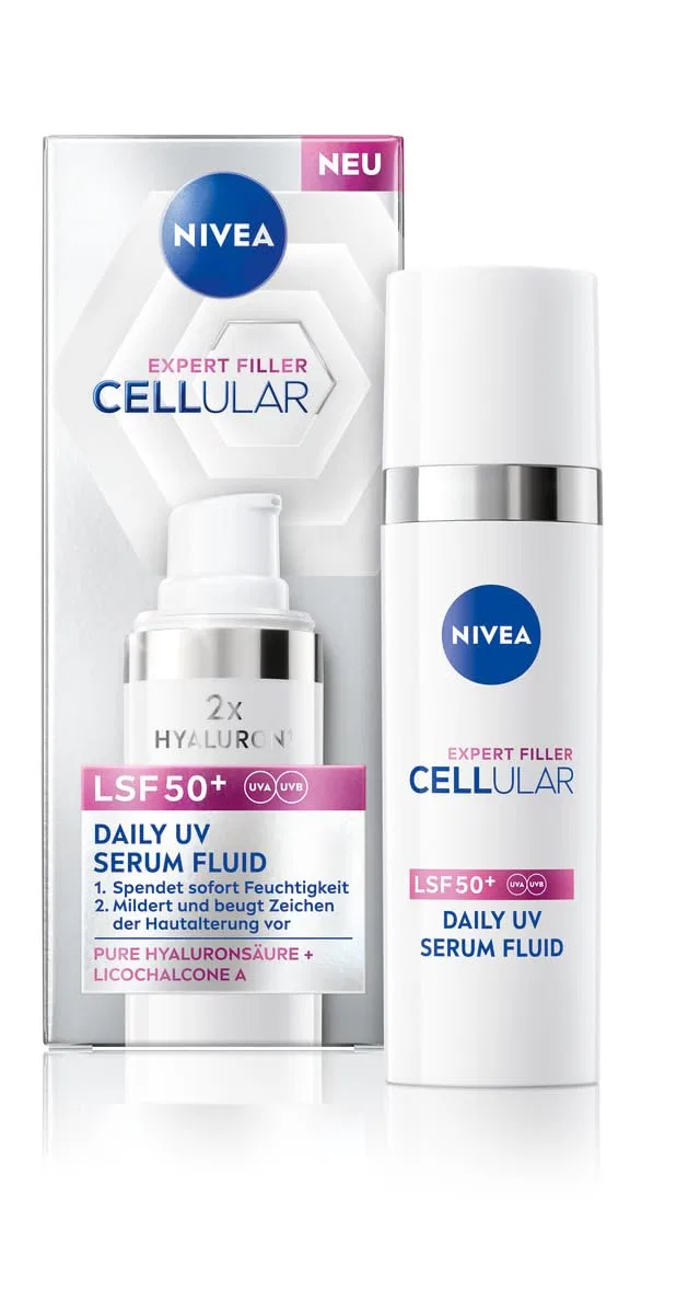 Флюид Nivea — Гиалуроновая для лица «Cellular Expert Filler» SPF + от