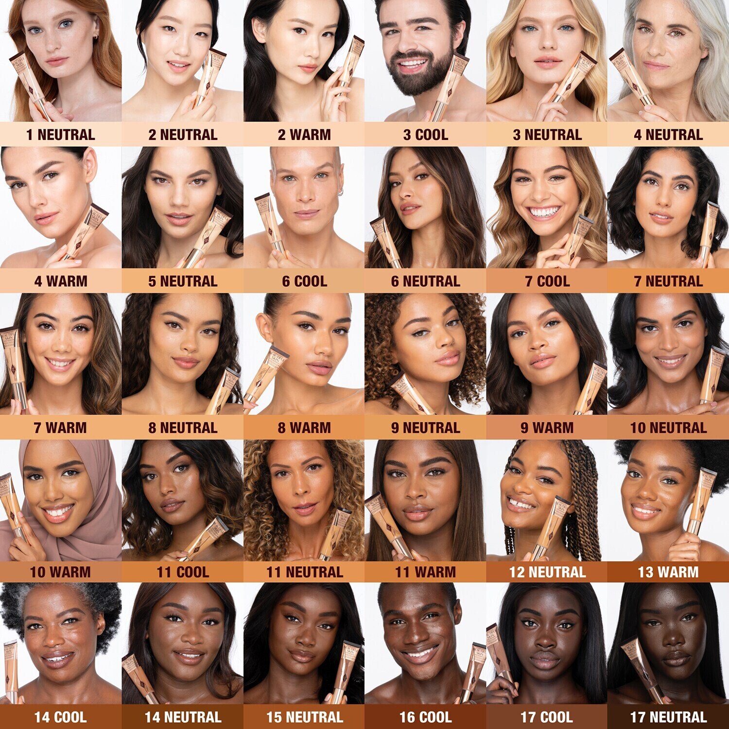 Тональная основа Beautiful Skin Foundation Charlotte Tilbury, 2 Neutral (30 ml) — фото 3