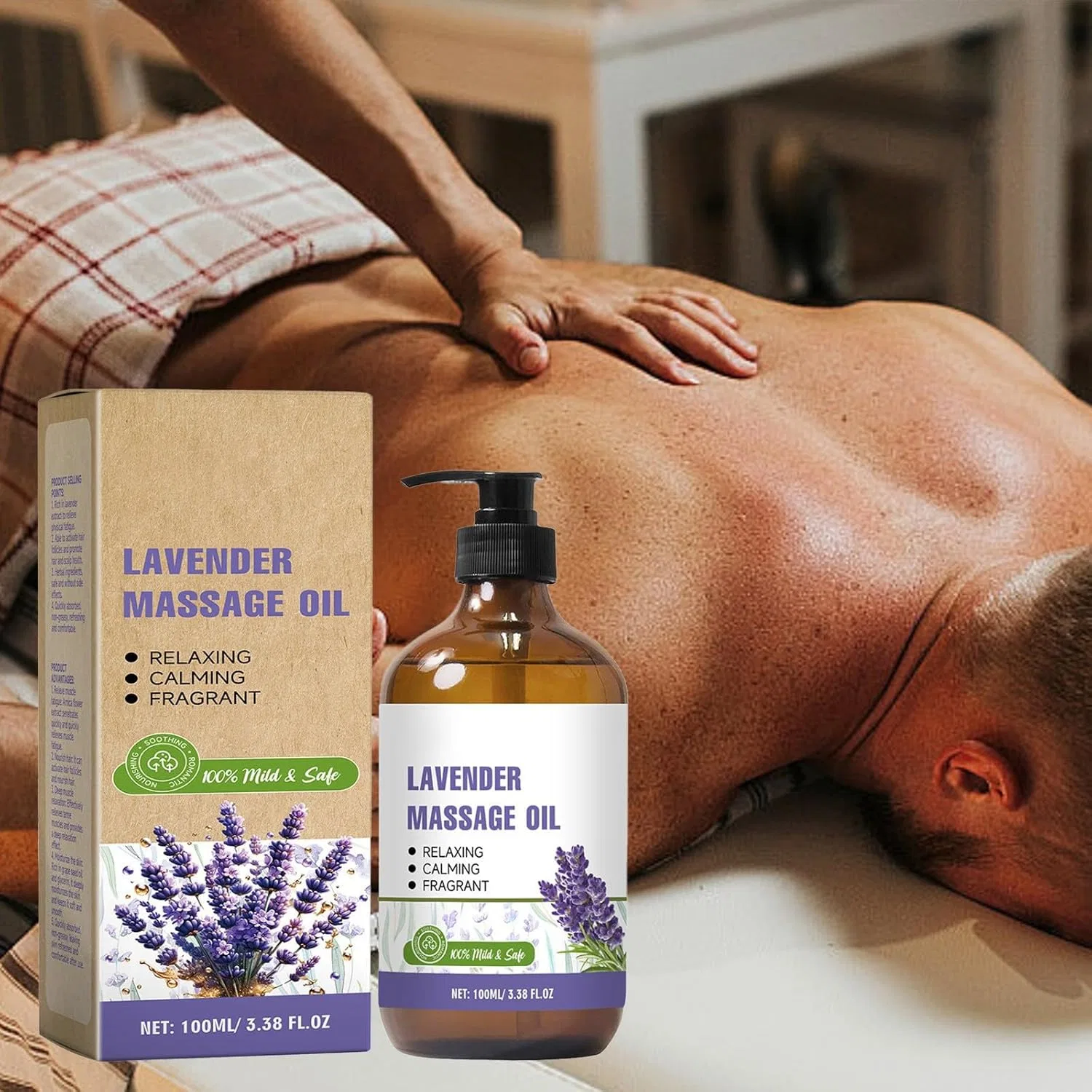 Массажное масло Lavender Sugu Relaxation & Natural Aromatherapy Blend 100 мл Generic — фото 2