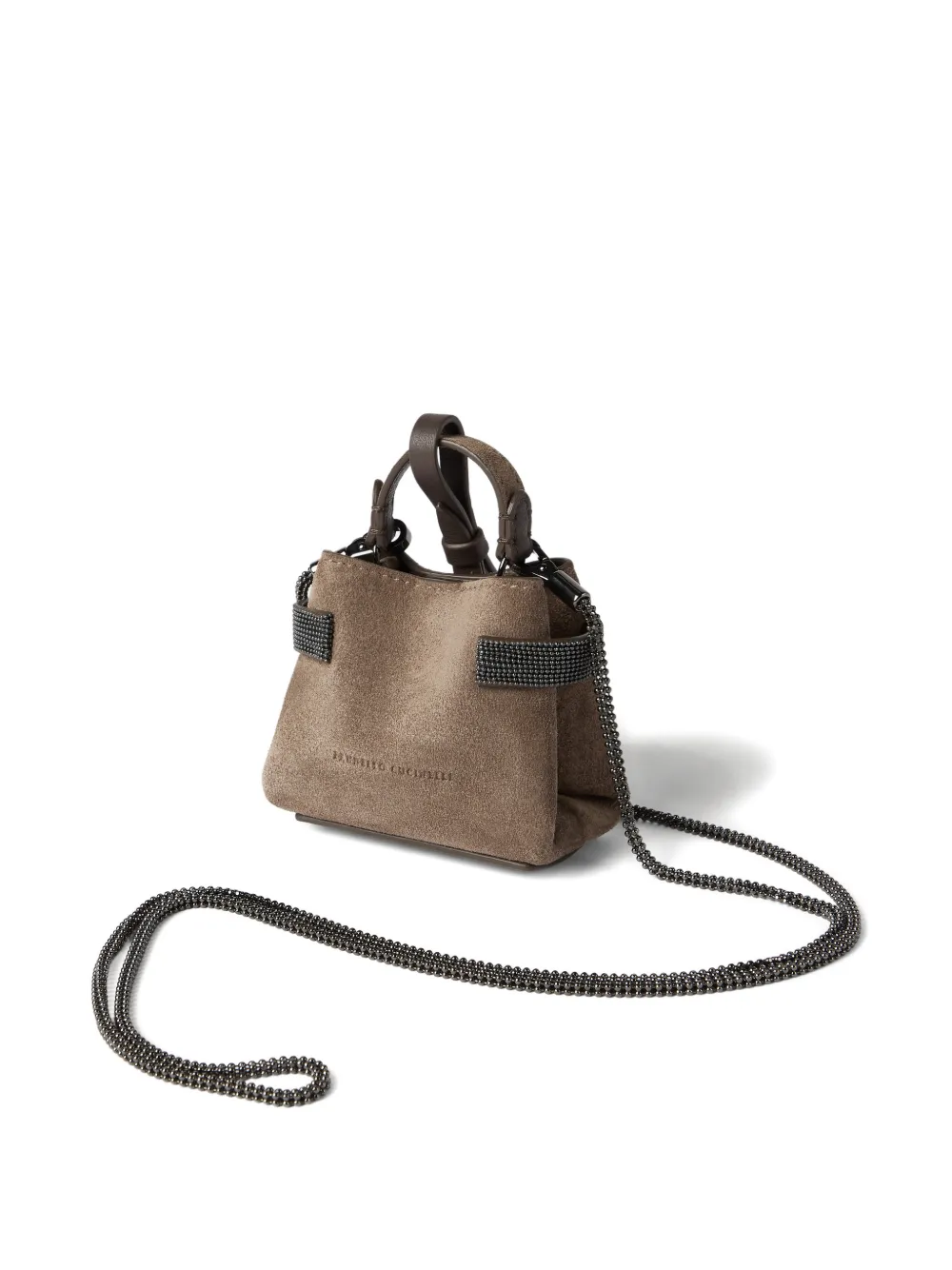 Малая сумка-тоут Essence Brunello Cucinelli, нейтральный — фото 4