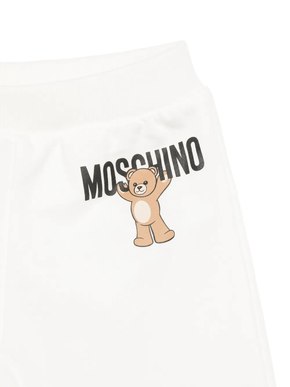 Спортивный костюм с принтом Тедди Moschino Kids, белый — фото 3