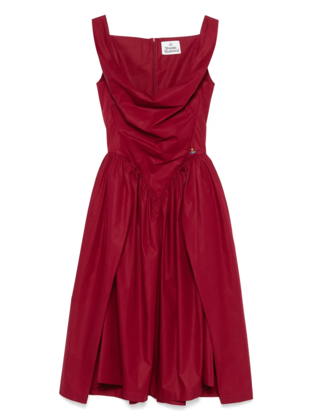 

Платье миди из хлопка Vivienne Westwood, красный