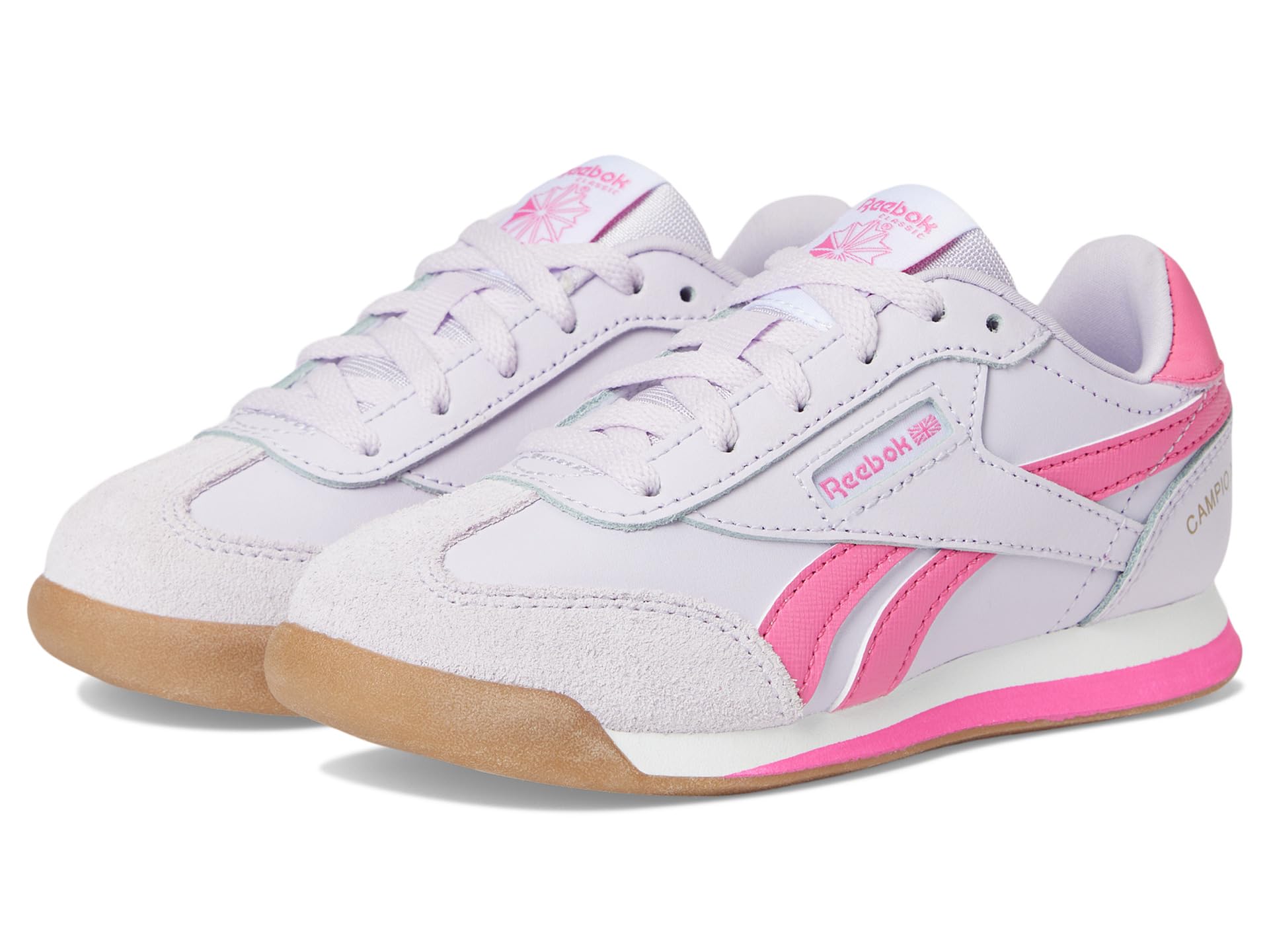 

Кроссовки Reebok Kids Campio XT, цвет Digital Gleam/True Pink/White/Gum