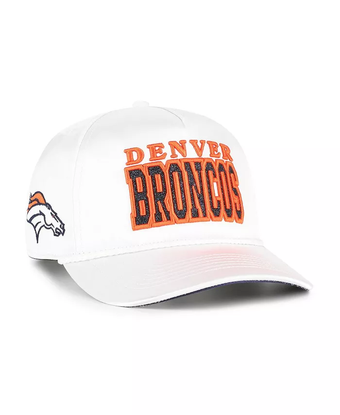 

Женская белая кепка Denver Broncos Outspoken Hitch Adjustable '47 Brand