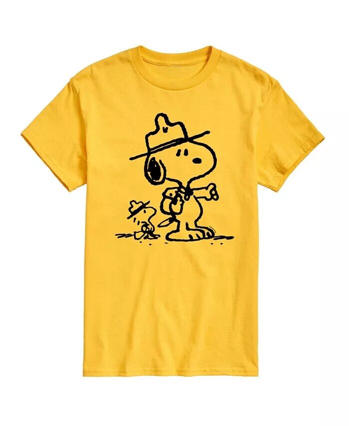 

Мужская футболка с коротким рукавом Hybrid Apparel Peanuts Outdoor AIRWAVES, желтый