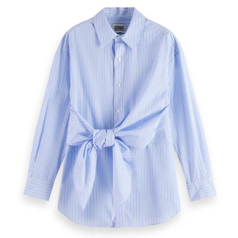 

Рубашка с длинным рукавом Scotch & Soda Striped, синий