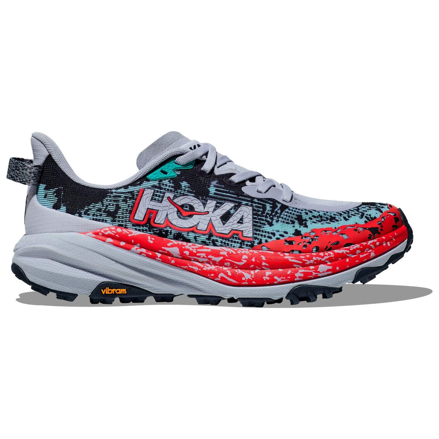 

Кроссовки для бега по пересеченной местности Hoka Speedgoat 6, цвет Gull/Stormy Skies